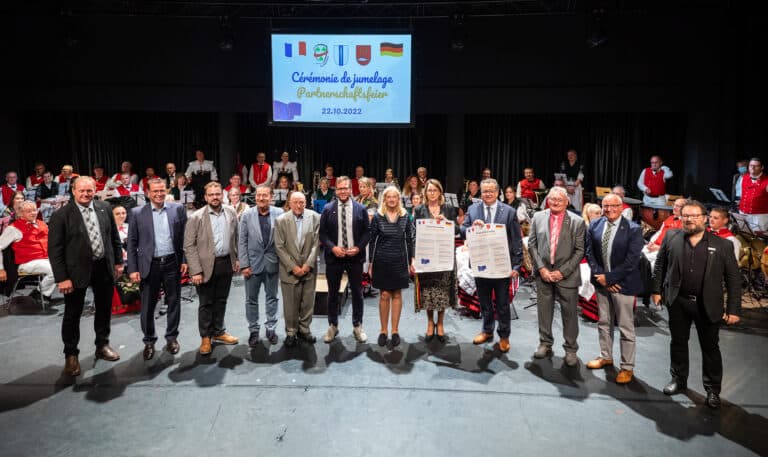Cérémonie de jumelage Altenheim
