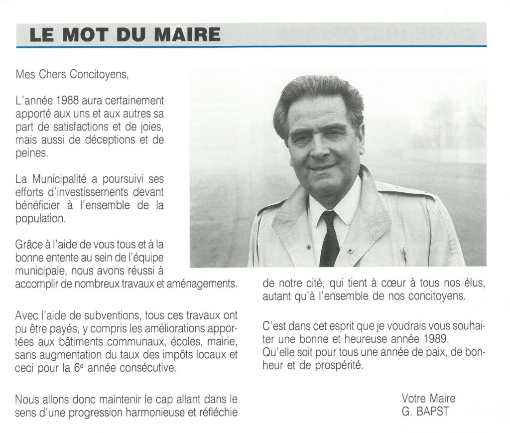 Rétrospective • 1988