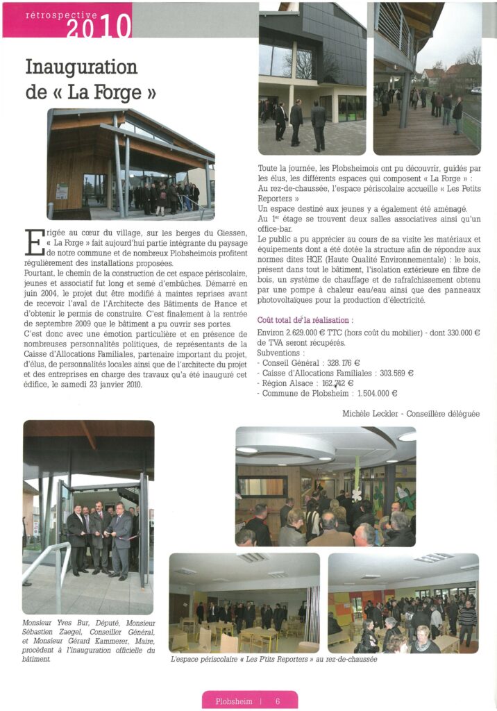 Rétrospective • 2010